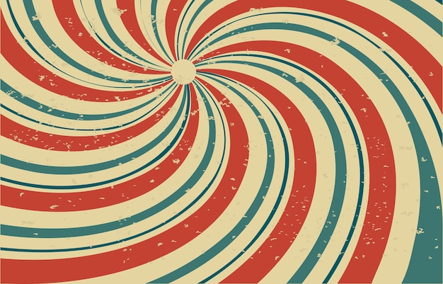 Strudel verdrehte Spirale Retro Classic Flat Background