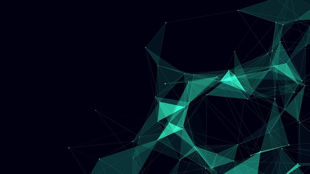 Struktur der Netzwerkverbindung Technologie verbinden Big Data Wissenschaftlicher Hintergrund Futuristische Geschäftskulisse