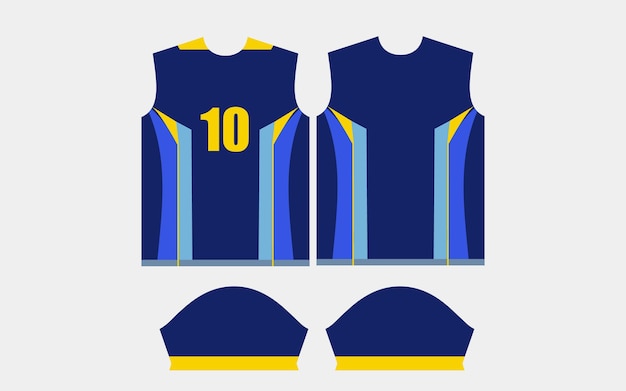 Sublimation-jersey-design abstraktes modernes muster