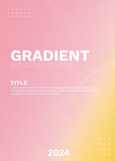 Subtiler rosa und gelber Gradient-Hintergrund