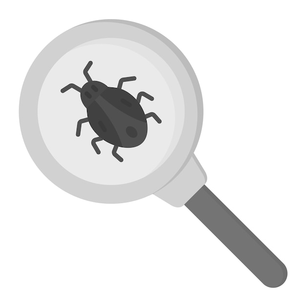Such-Bug-Icon-Vektor-Bild Kann für die Sicherheit verwendet werden