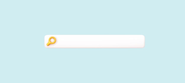 Suchbar-Vorlage für Website. Navigationssuche für Browser. Vektorillustration