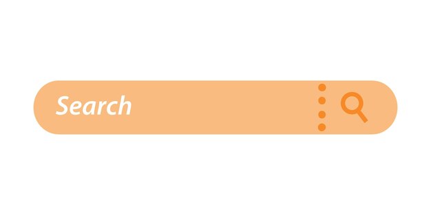 Suchleiste Vorlage für Benutzeroberfläche Web App Software Ready Search Form Collection Vecto