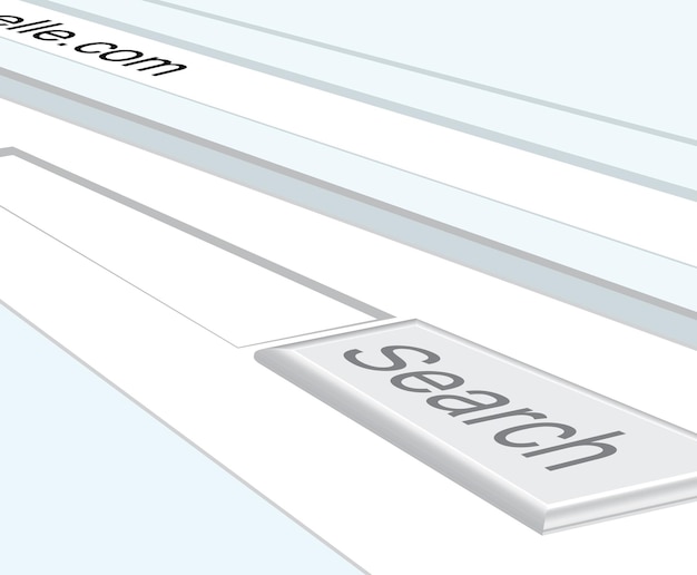 Vektor suchschaltfläche und webhintergrund