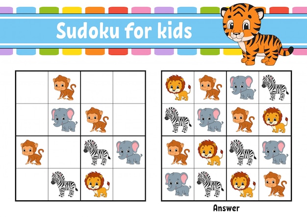 Sudoku für kinder.