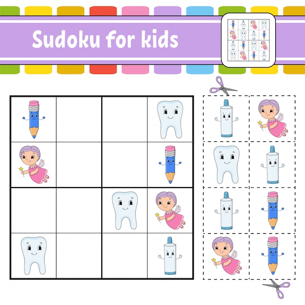 Sudoku für kinder.