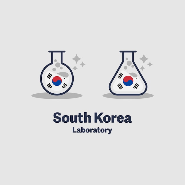 Südkorea-laborsymbole