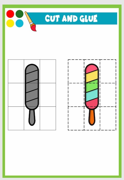 Süß und kleber für kinder leckeres und süßes eis