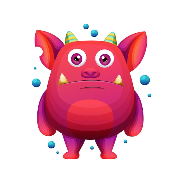 süße Monsterillustration