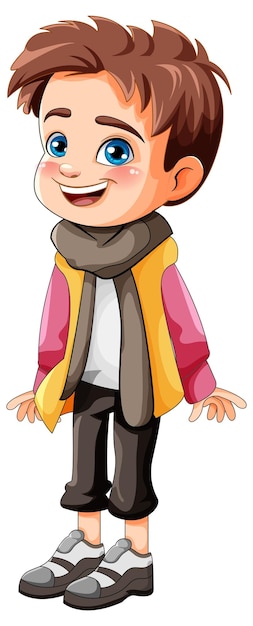 süsser Boy Zeichentrickfigur