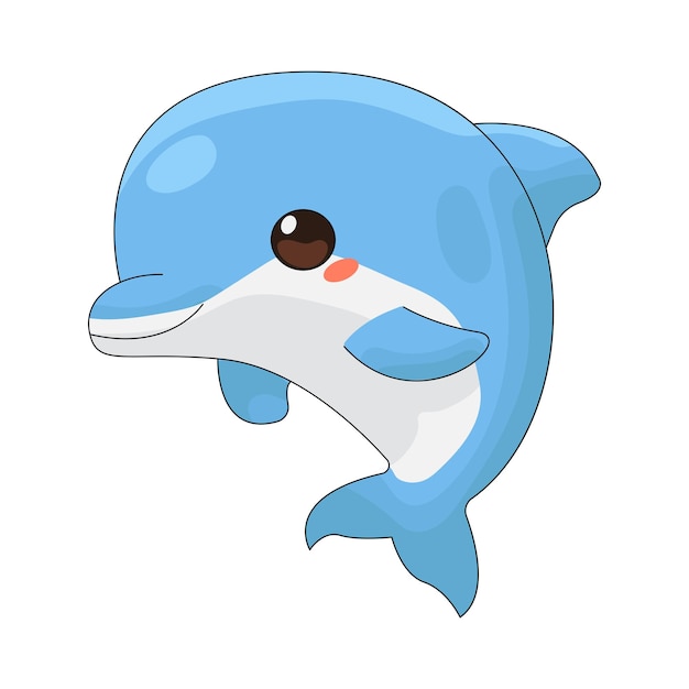 süßer Delphin
