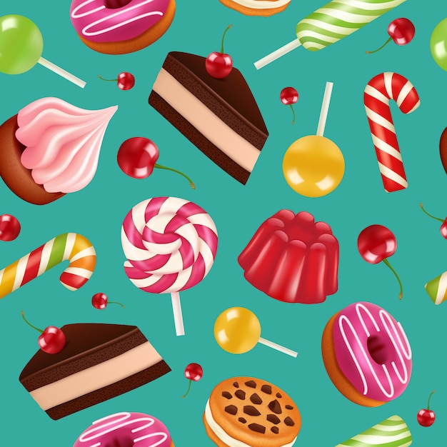 Sweets background-Vektoren und -Illustrationen zum kostenlosen Download ...