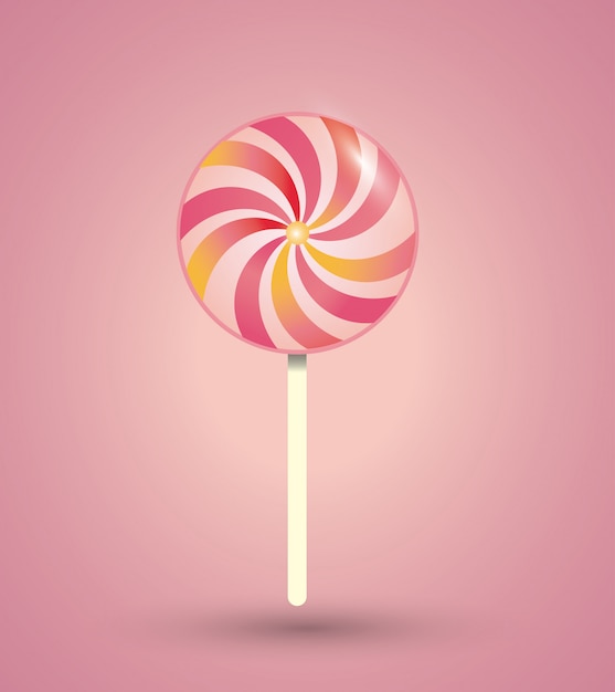 Süßigkeiten. süße ikone. dessert konzept illustration