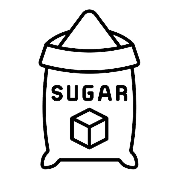 Vektor sugar icon