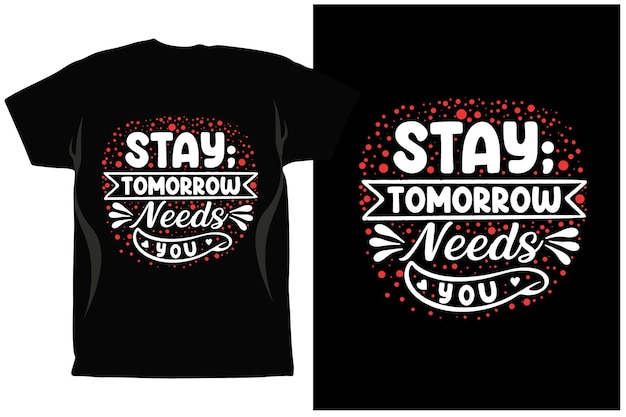 Suicide Awareness Day T Shier Design Vektor. Suicide Awareness Month Design Vektorgrafiken