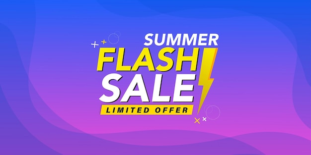 Summer sale blau lila hintergrund professionelle banner mehrzweck-design free vector