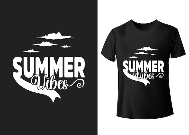 Summer vives typografie-t-shirt-grafikvektoren