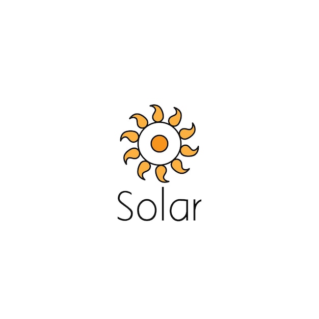 Sun-logo-grafikdesign-konzept