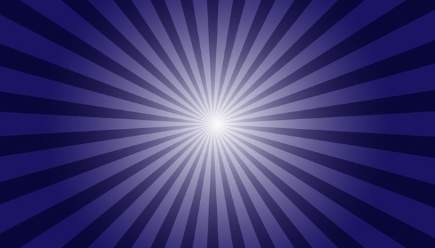 Vektor sun ray vektor hintergrund radialstrahl sonnenaufgang oder sonnenuntergang licht retro-design illustration