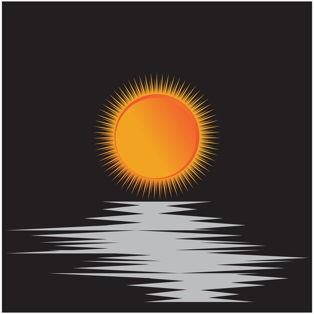 Vektor sun vector illustration symbol logo und symboldesign