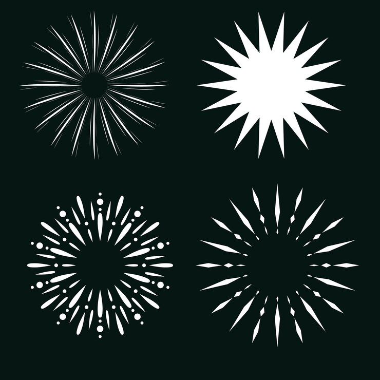 Vektor sunburst set sunburst icon sammlung vektorretro sunburst designgroße sammlung sunburst am besten qua