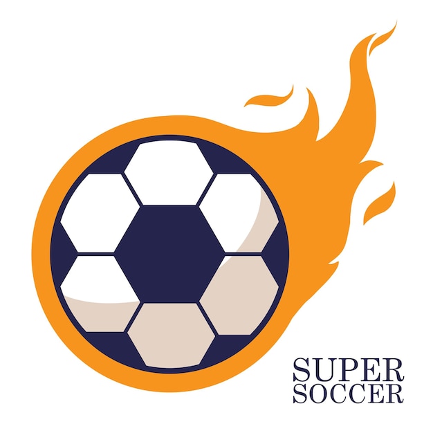 Super-Fußball-Logo-Design