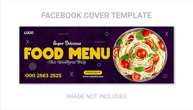 Super leckeres Essen Menü Restaurant Social Media Vorlage Premium-Vektor