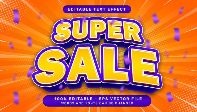 Super sale 3d-texteffekt und bearbeitbarer texteffekt