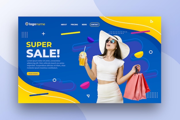 Vektor super sale banner design