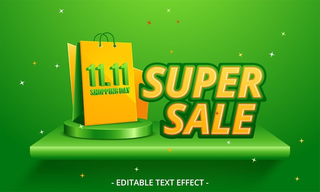 Super Sale Banner Vorlage modernes Design