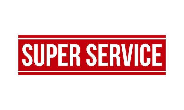 Super-Service-Gummi-Stempel-Dichtungsvektor