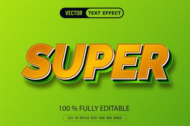SUPER-Text-Effekt-Design