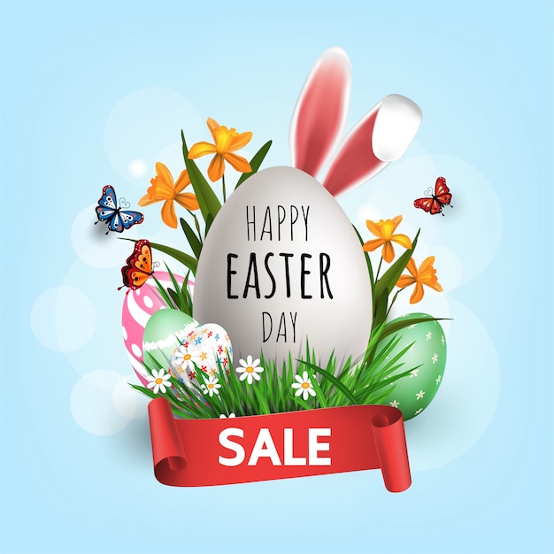 Super verkaufsförderung, ostern day shopping online banner