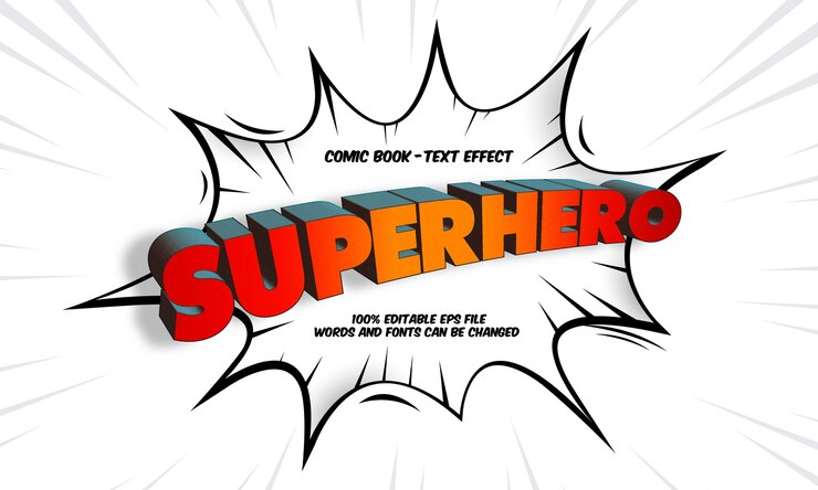 SUPERHERO TEXT EFECT