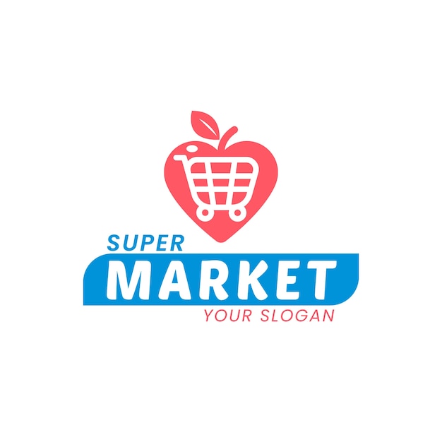 Vektor supermarkt-logo