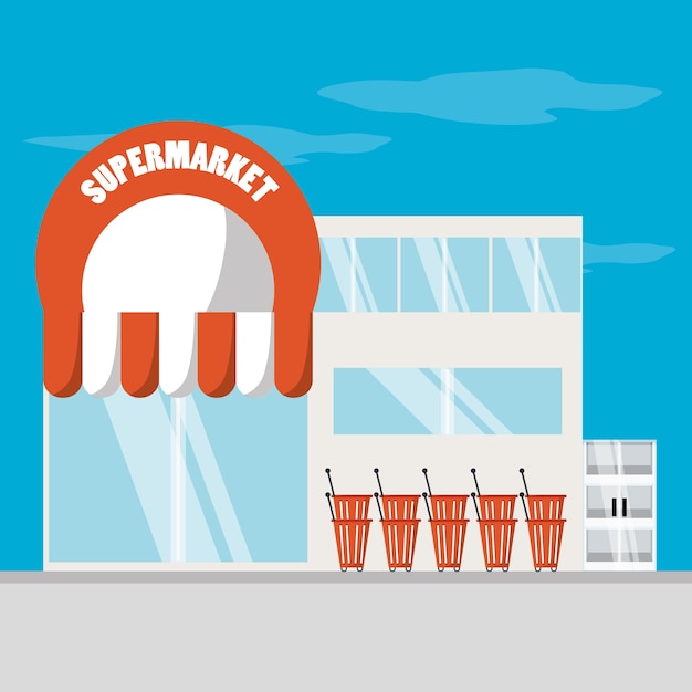 Supermarkt-symbol