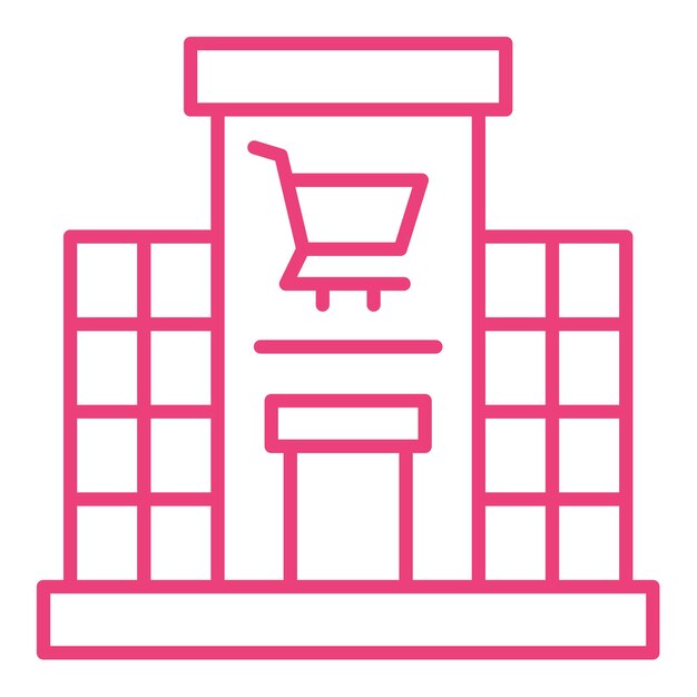 Vektor supermarkt-symbol