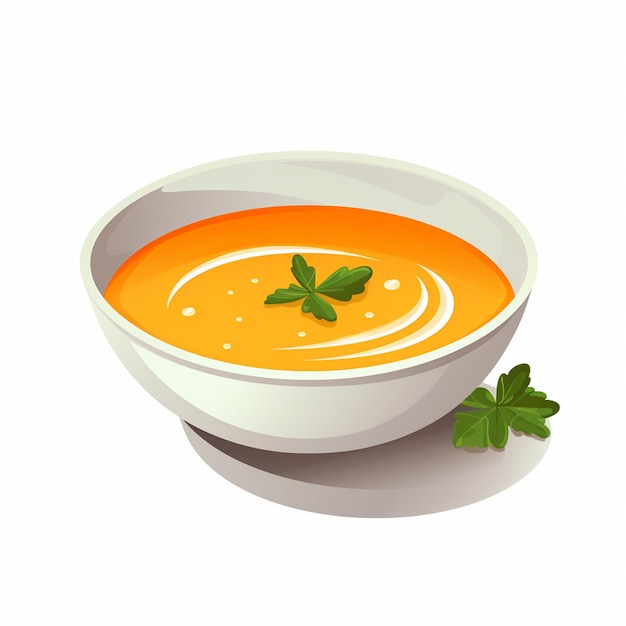 Suppenschüssel Mahlzeit Vektornahrung Abendessen Gemüse Mittagessen heiße Illustration Teller Kochgeschirr r