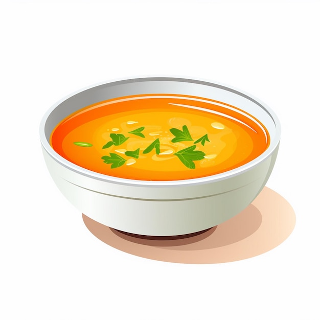 Suppenschüssel Mahlzeit Vektornahrung Abendessen Gemüse Mittagessen heiße Illustration Teller Kochgeschirr r
