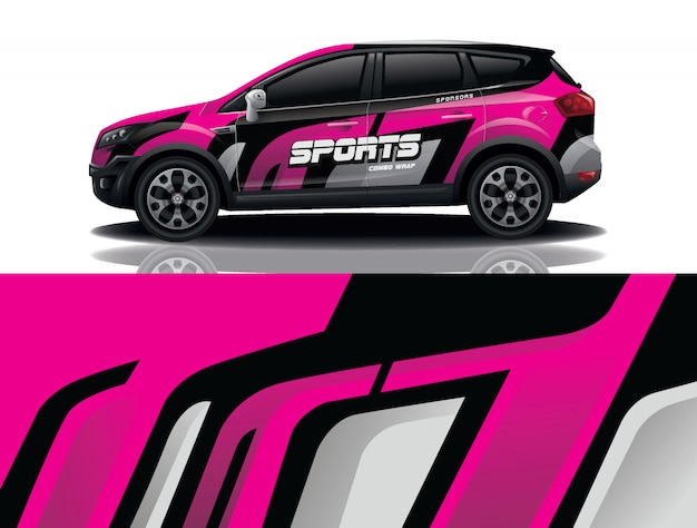 Suv auto aufkleber wrap design