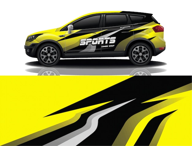 Suv auto aufkleber wrap design