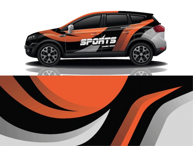 Suv auto aufkleber wrap design