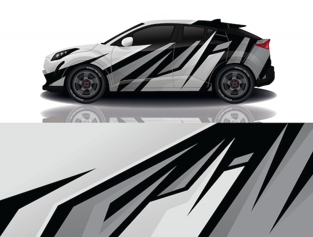 Suv auto aufkleber wrap illustration