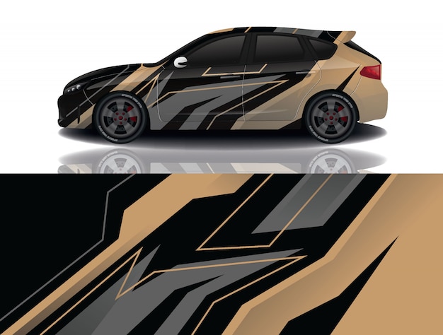 Suv Auto Aufkleber Wrap Illustration