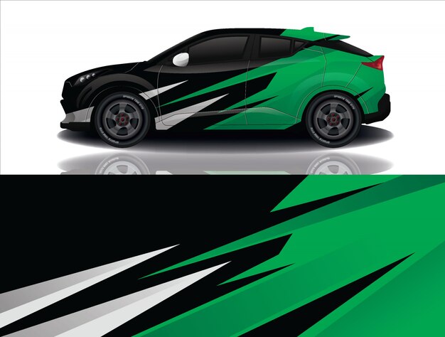 Suv auto aufkleber wrap illustration