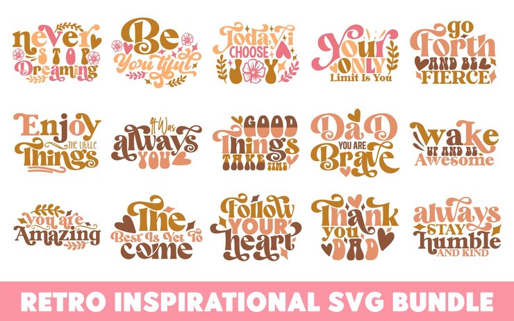 Vektor svg designs bundlevol 1