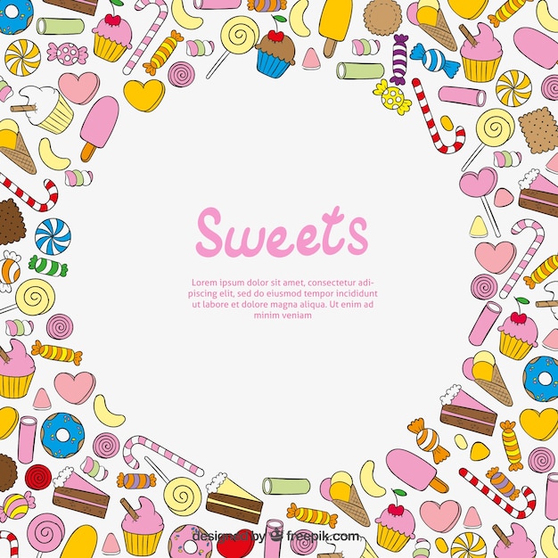 Sweets Hintergrund