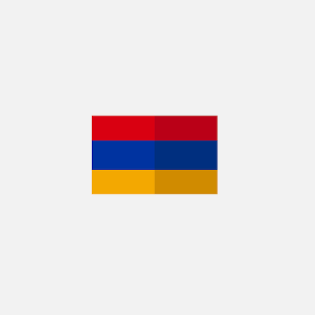 Vektor symbol der armenischen flagge