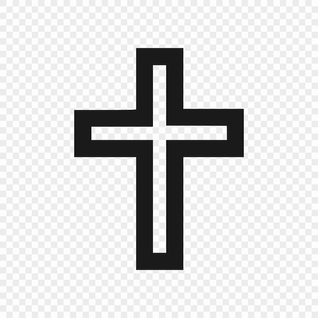 Symbol des Christen isoliert