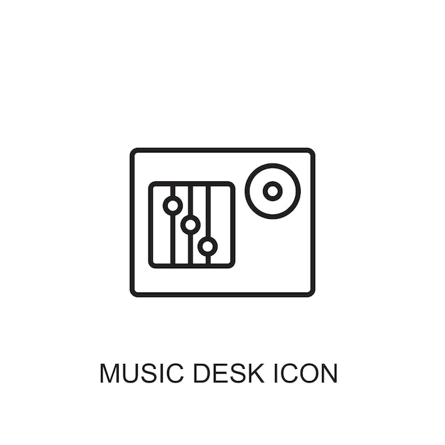 Symbol für das Vektorsymbol „Musikpult“.